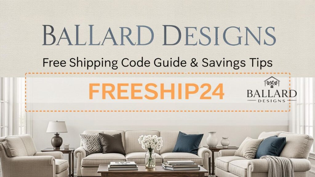 Ballard Designs Free Shipping Code Guide & Savings Tips