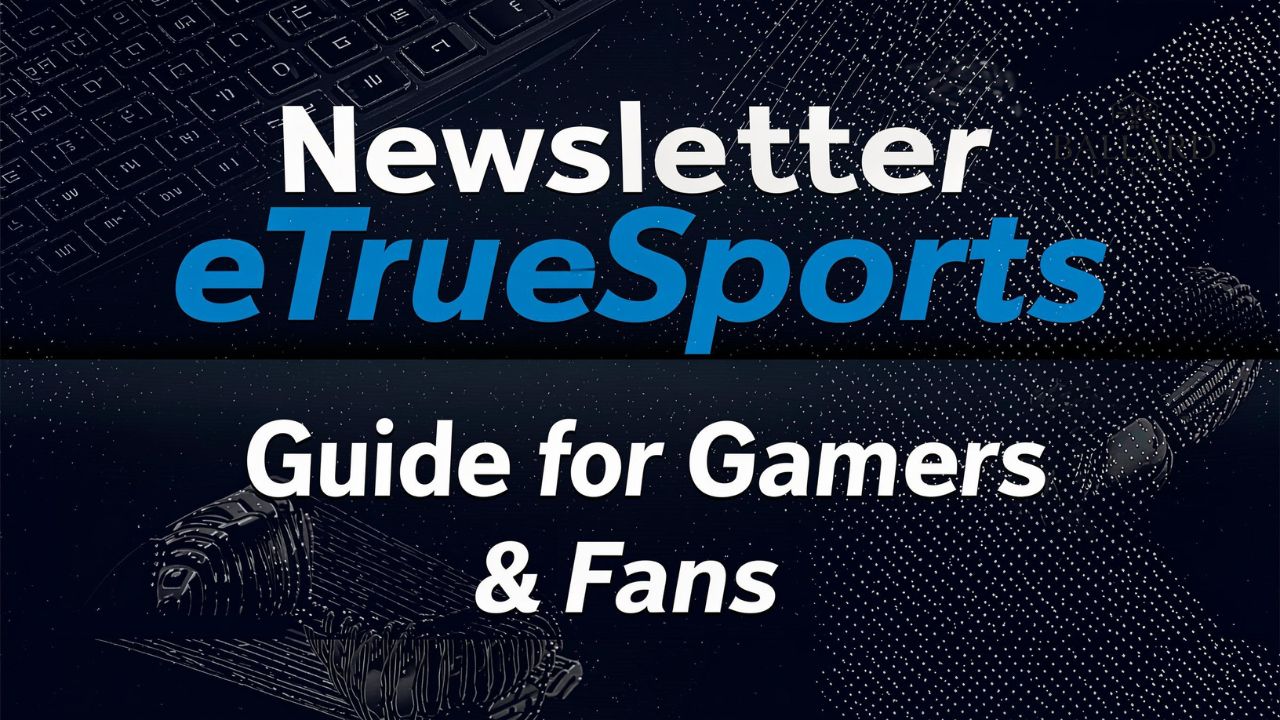 Newsletter eTrueSports Guide for Gamers & Fans