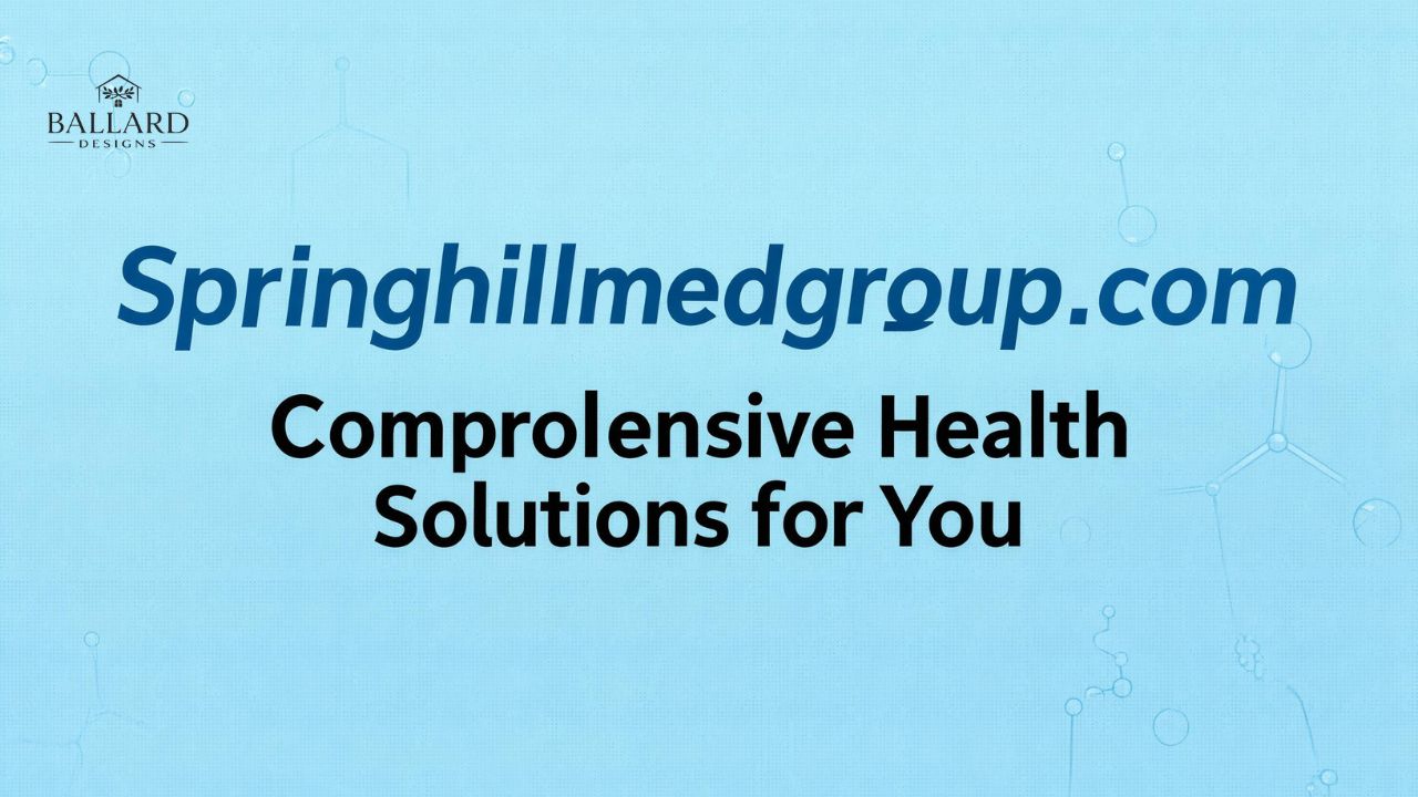 Springhillmedgroup.com: Comprehensive Health Solutions for You