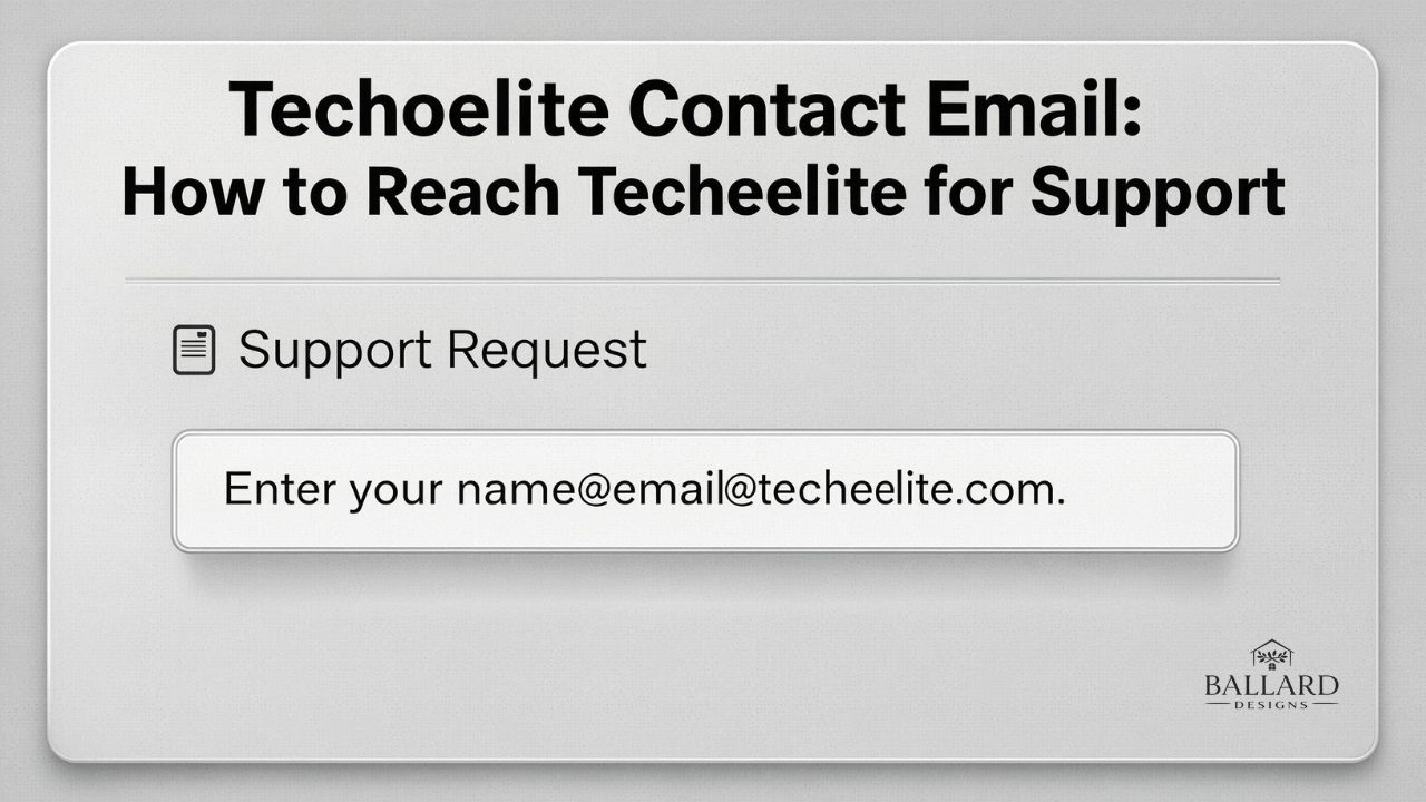 TechoElite Contact Email: How to Reach TechoElite for Support